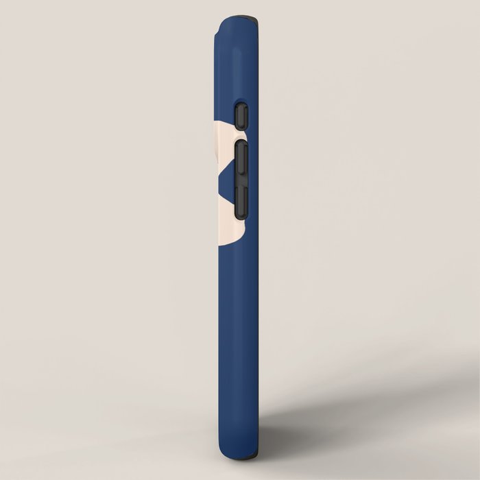 Sunflower - navy & pink iPhone Case Gallery Image 2