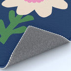 Sunflower - navy & pink Rug Gallery Image 4