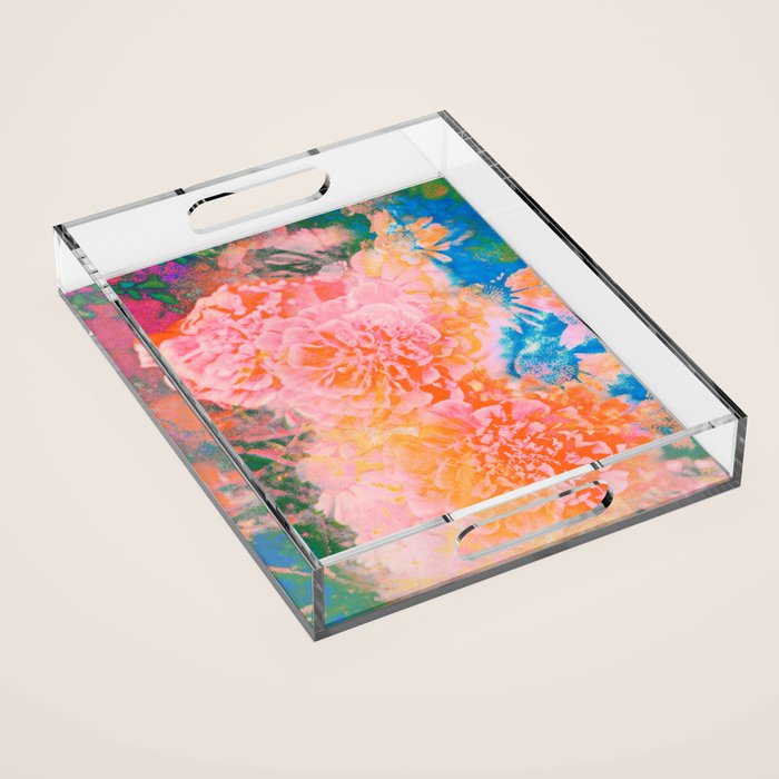 Floral Ecstasy Acrylic Tray Gallery Image 1