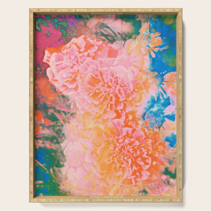Floral Ecstasy Serving Tray Gallery Image 1