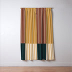 Color Block Line Abstract XV Window Curtain Gallery Image 3