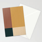 Color Block Line Abstract XV Stationery Card Gallery Image 2