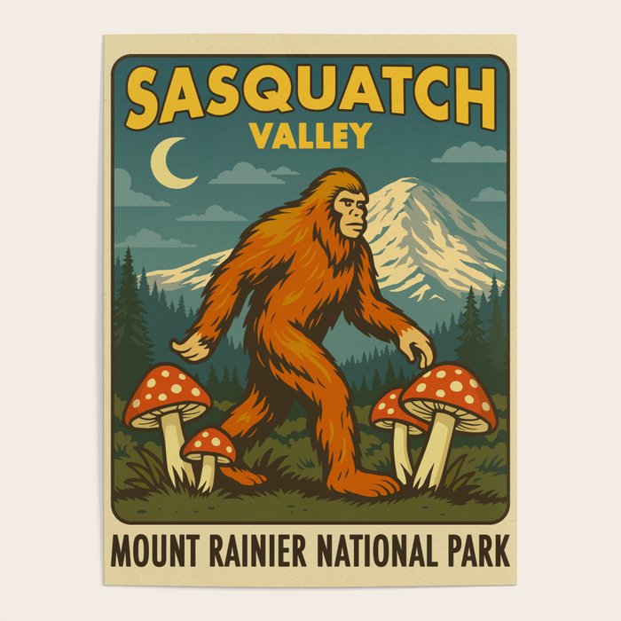 Sasquatch Poster Gallery Image 1