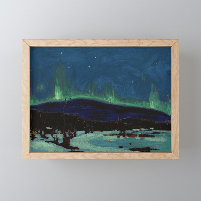 Tom Thomson Northern Lights Canadian Landscape Artist Mini Art Print Gallery Image 1
