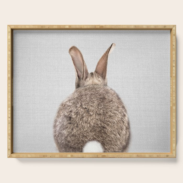 Rabbit Tail - Colorful Serving Tray Gallery Image 1