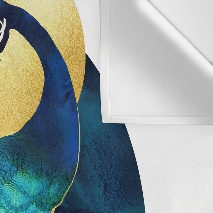 Golden Peacock Wall Tapestry Gallery Image 3