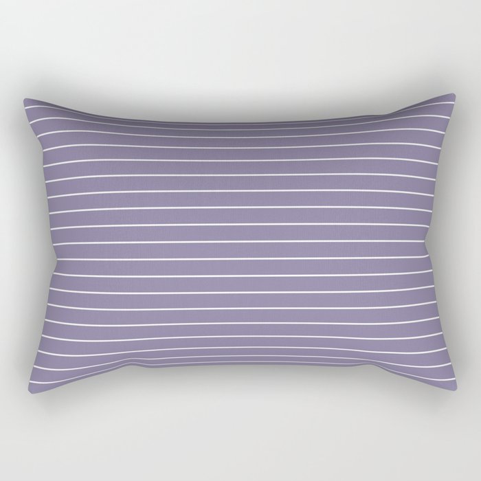 Minimal Arch XXXII Lavender Purple Modern Geometric Lines Rectangular Pillow Gallery Image 2
