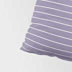 Minimal Arch XXXII Lavender Purple Modern Geometric Lines Pillow Sham Gallery Image 4