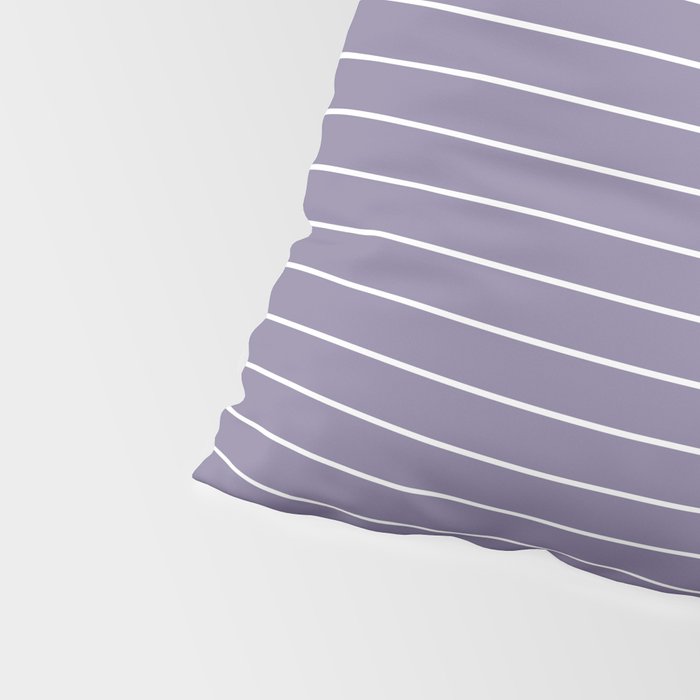 Minimal Arch XXXII Lavender Purple Modern Geometric Lines Pillow Sham Gallery Image 4
