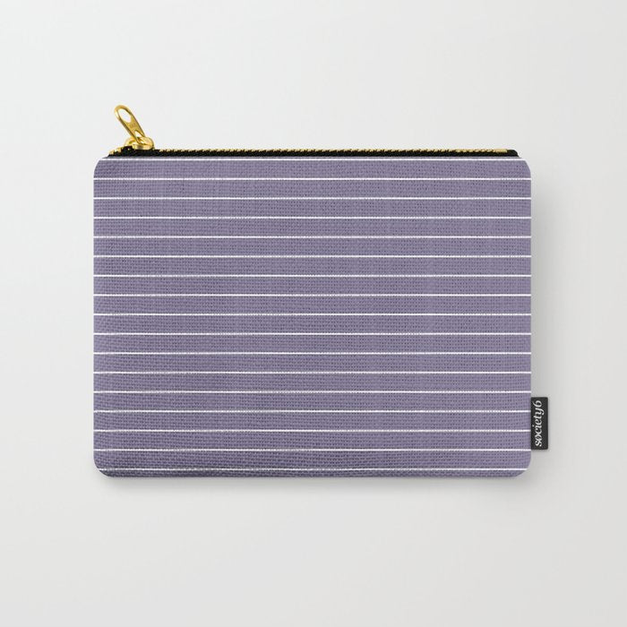 Minimal Arch XXXII Lavender Purple Modern Geometric Lines Carry All Pouch Gallery Image 1