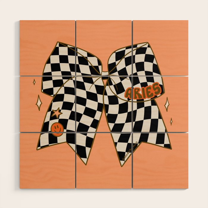 Aries Bow Wood Wall Art Gallery Image 1