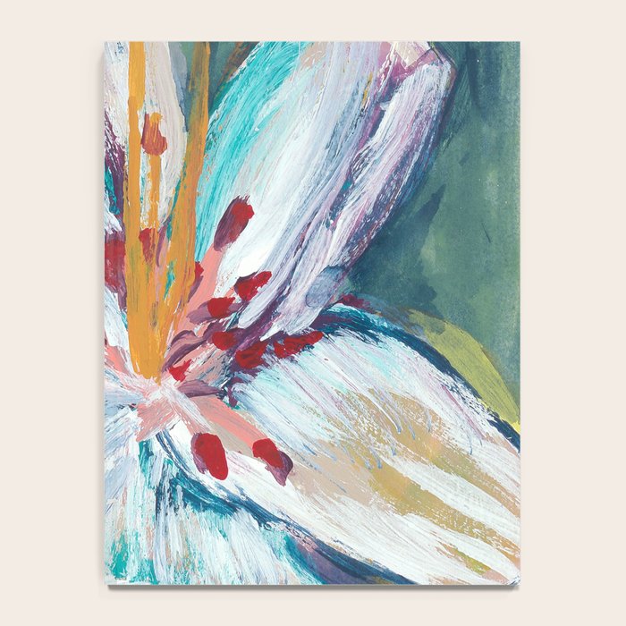 Painted Lily: an abstract floral design by Alyssa Hamilton Art Notebook Gallery Image 4