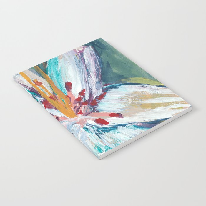 Painted Lily: an abstract floral design by Alyssa Hamilton Art Notebook Gallery Image 1