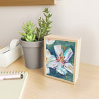 Painted Lily: an abstract floral design by Alyssa Hamilton Art Mini Art Print Gallery Image 2