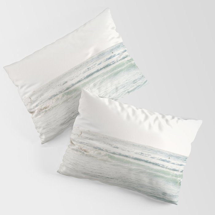 Surfing At Monterey - California Coast Sunset - Pacific Ocean Surf Travel Photography Pillow Sham Gallery Image 3