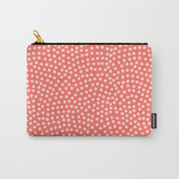 Living Coral Samekomon Spring Summer Carry All Pouch Gallery Image 1