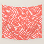Living Coral Samekomon Spring Summer Wall Tapestry Gallery Image 4