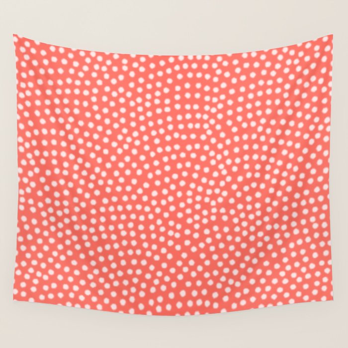 Living Coral Samekomon Spring Summer Wall Tapestry Gallery Image 4