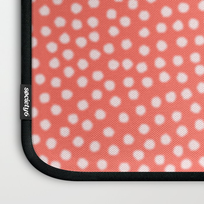 Living Coral Samekomon Spring Summer Laptop Sleeve Gallery Image 3