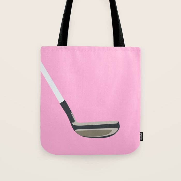Golf Pink Tote Bag Gallery Image 1