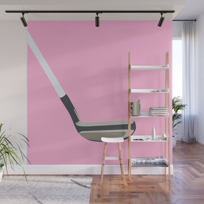 Golf Pink Wall Mural Gallery Image 1
