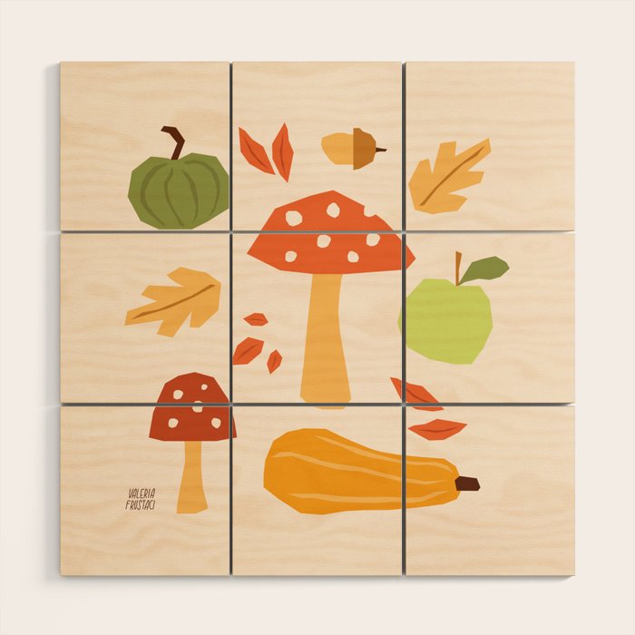 Autumn vibes Wood Wall Art Gallery Image 1