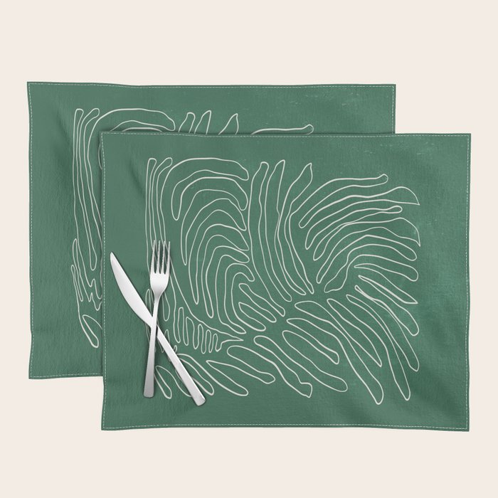 Seagrass: Matisse Mid-Century Edition Placemat Gallery Image 1