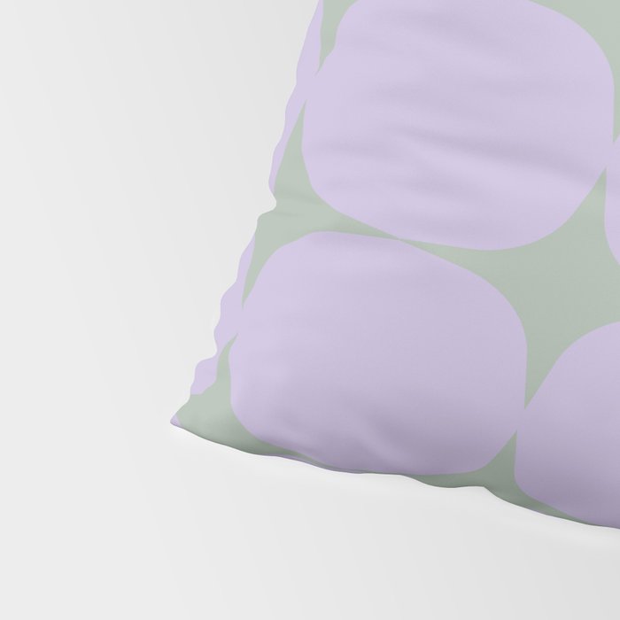 Lilac and Sage Shapes Pillow Sham Gallery Image 4