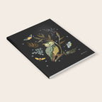 Moonlit Owl and Fluttering Moths Notebook Gallery Image 2