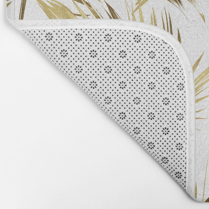 Golden palms Bath Mat Gallery Image 2