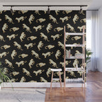 Leopard at Night Wall Mural Gallery Image 1