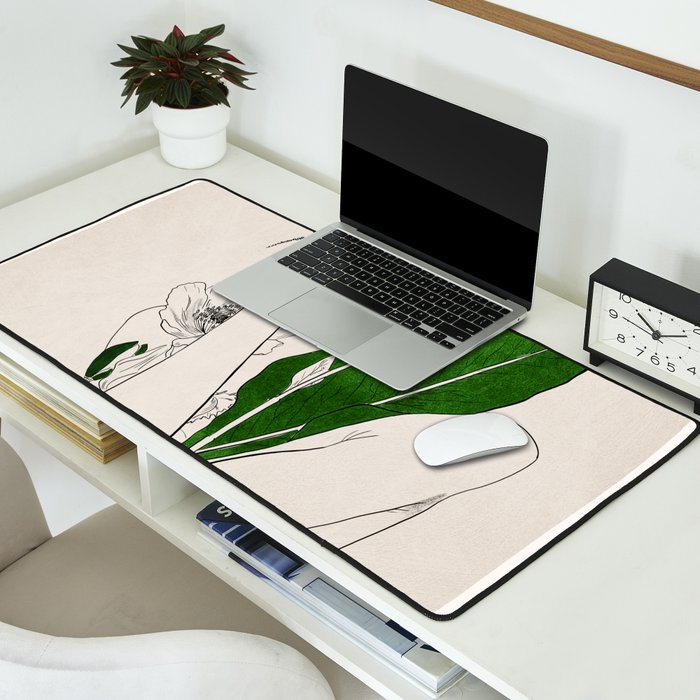 natural beauty-collage 7 Line Art 3 Desk Mat Gallery Image 2