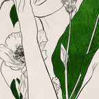 natural beauty-collage 7 Line Art 3 Coffee Mug Gallery Image 2