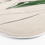 natural beauty-collage 7 Line Art 3 Bath Mat Gallery Image 3