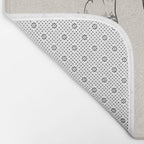 natural beauty-collage 7 Line Art 3 Bath Mat Gallery Image 2