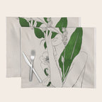 natural beauty-collage 7 Line Art 3 Placemat Gallery Image 1