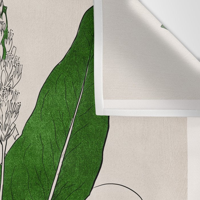 natural beauty-collage 7 Line Art 3 Wall Tapestry Gallery Image 3