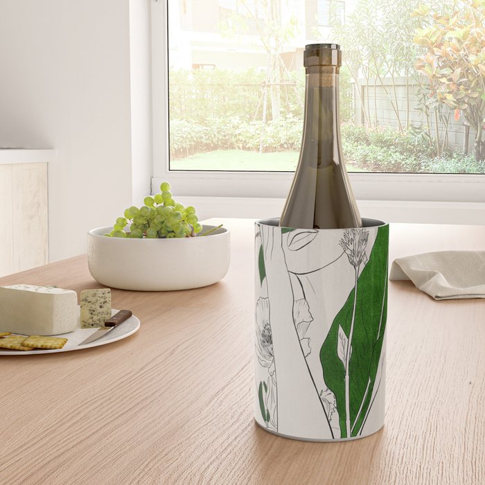 natural beauty-collage 7 Line Art 3 Wine Chiller Gallery Image 4