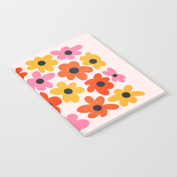 Retro Flowers: Pastel Edition Notebook Gallery Image 1