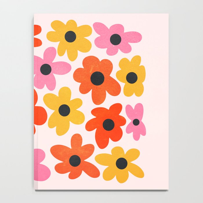 Retro Flowers: Pastel Edition Notebook Gallery Image 4