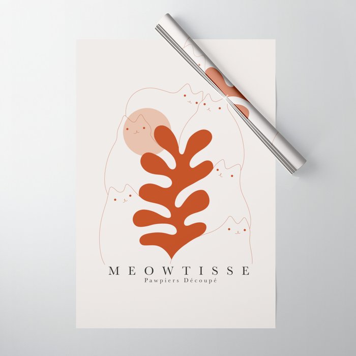 Meowtisse Wrapping Paper Gallery Image 1