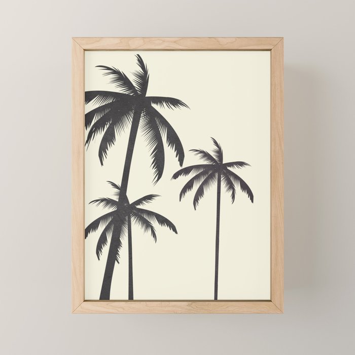 Palm Trees No.1 Mini Art Print Gallery Image 1