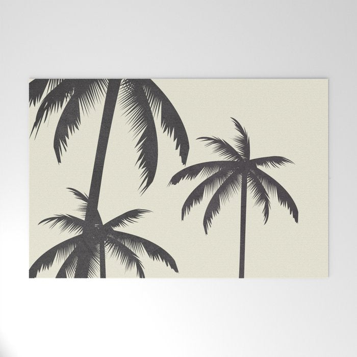 Palm Trees No.1 Welcome Mat Gallery Image 1