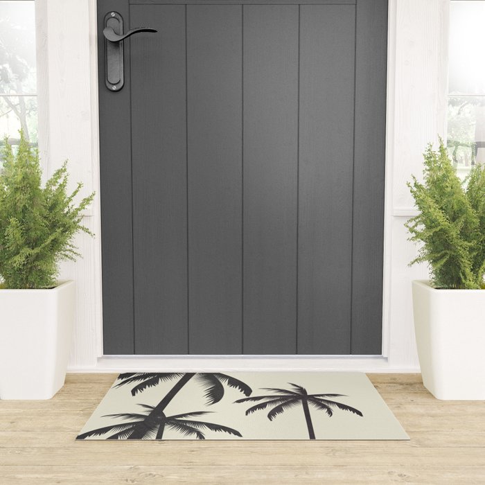 Palm Trees No.1 Welcome Mat Gallery Image 3