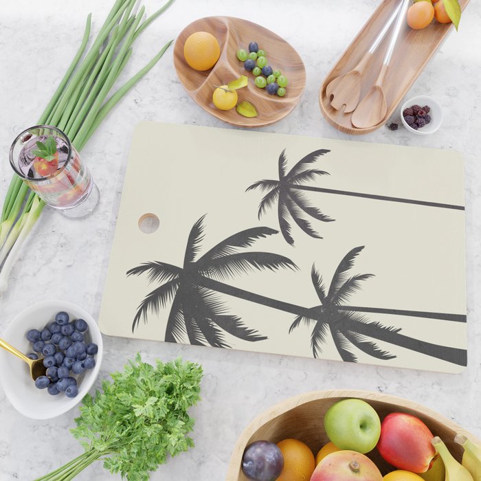 Palm Trees No.1 Cutting Board Gallery Image 2