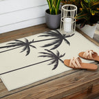 Palm Trees No.1 Outdoor Rug Gallery Image 2