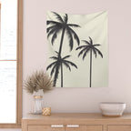 Palm Trees No.1 Wall Tapestry Gallery Image 2
