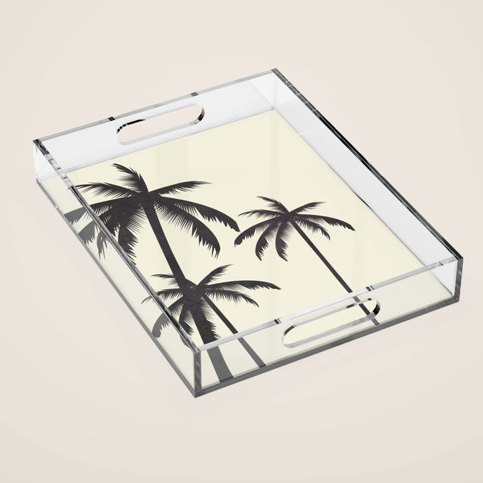 Palm Trees No.1 Acrylic Tray Gallery Image 1