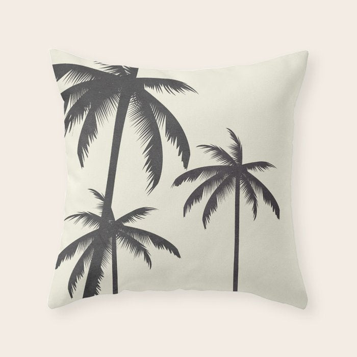 Palm Trees No.1 Throw Pillow Gallery Image 6