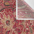 William Morris Bullerswood Red Paprika Gold Vintage Pattern Wall Tapestry Gallery Image 3